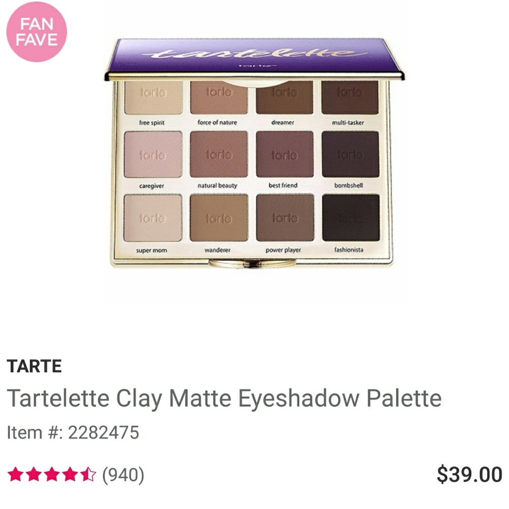 Tartelette Amazonian Clay Matte Palette